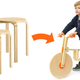 Illustration for article titled Turn Some Boring Stools Into a Pint-sized Scooter With This Brilliant Ikea Hack